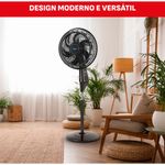 ventilador de coluna arno 40cm x-treme6 preto ve6c