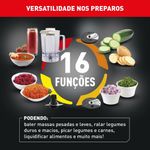 multiprocessador arno 16 funções marfim 700w mp62