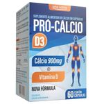 pró cálcio d3 900mg suplemento de cálcio e vitamina d 60 cápsulas arte nativa