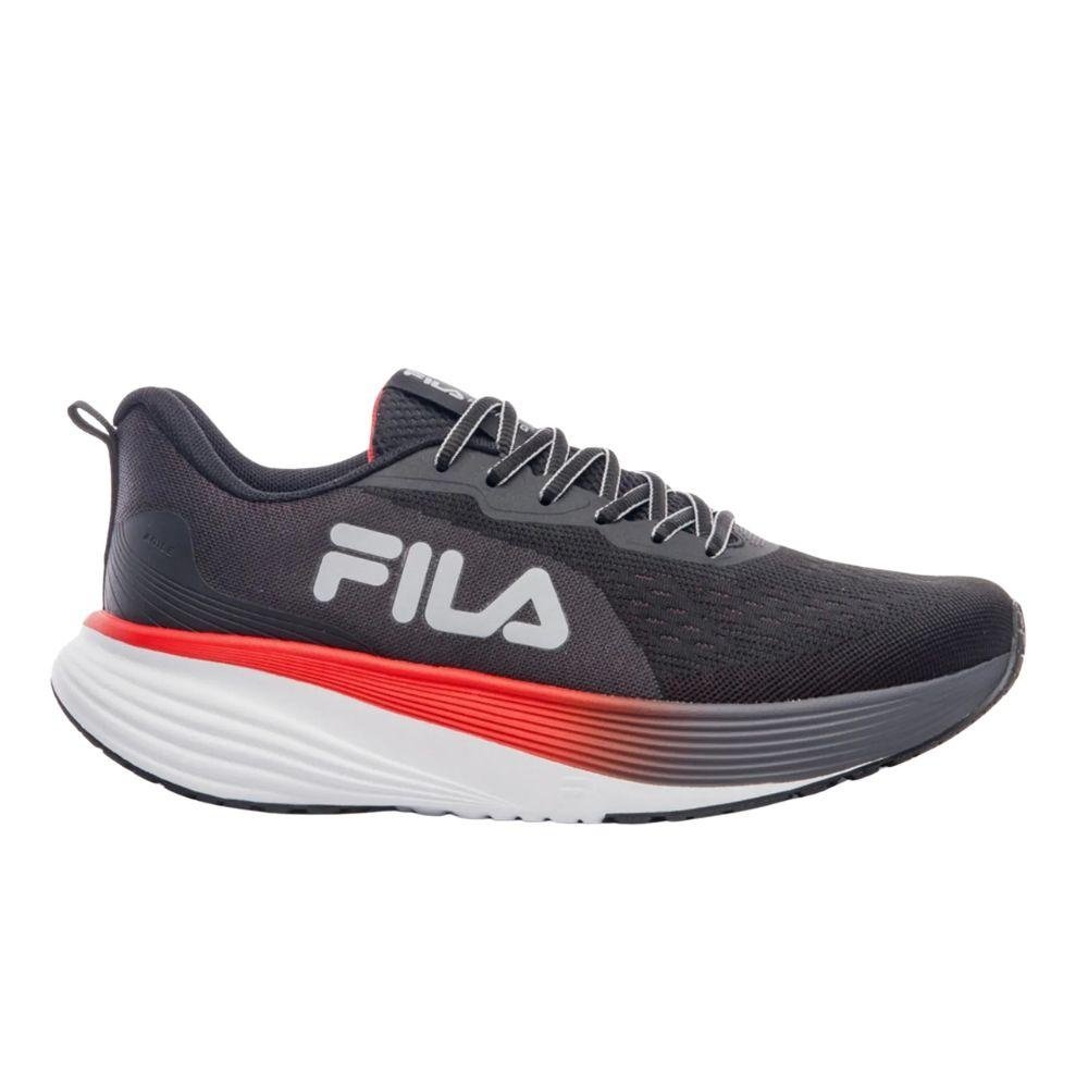 Tênis Treino Masculino N°39 Fila Agile Preto Grafite Vermelho (MP)