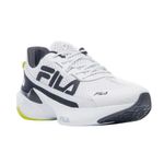 tênis corrida masculino n°40 fila recovery branco preto verde (mp)