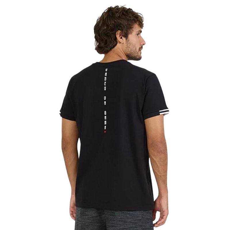 camiseta masculina g vasco braziline tom preto 200746002 (mp)