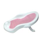 banheira baby happy premium baby dobrável com termômetro até 28kg branco rosa (mp)