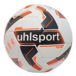 bola uhlsport campo resist synergy branco preto laranja 1001720011002 (mp)