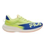 tênis corrida feminino n°35 fila racer speedzone verde azul laranja (mp)