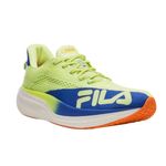 tênis corrida feminino n°35 fila racer speedzone verde azul laranja (mp)