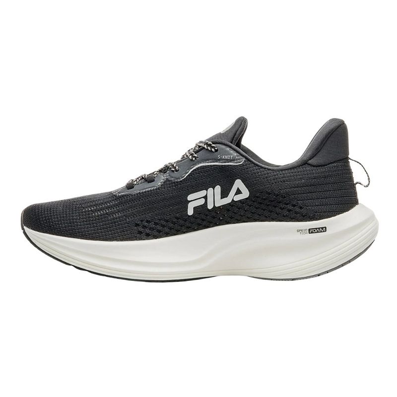 tênis corrida masculino n°40 fila racer speedzone preto cinza (mp)