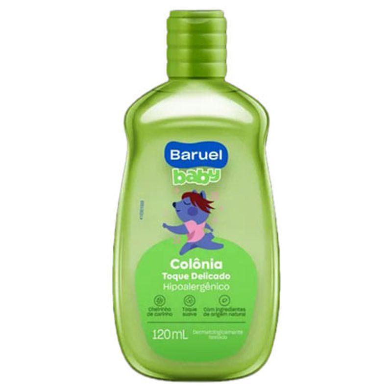 colônia infantil baruel baby toque delicado 120ml