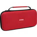 case gamer para switch 2 vermelho e azul