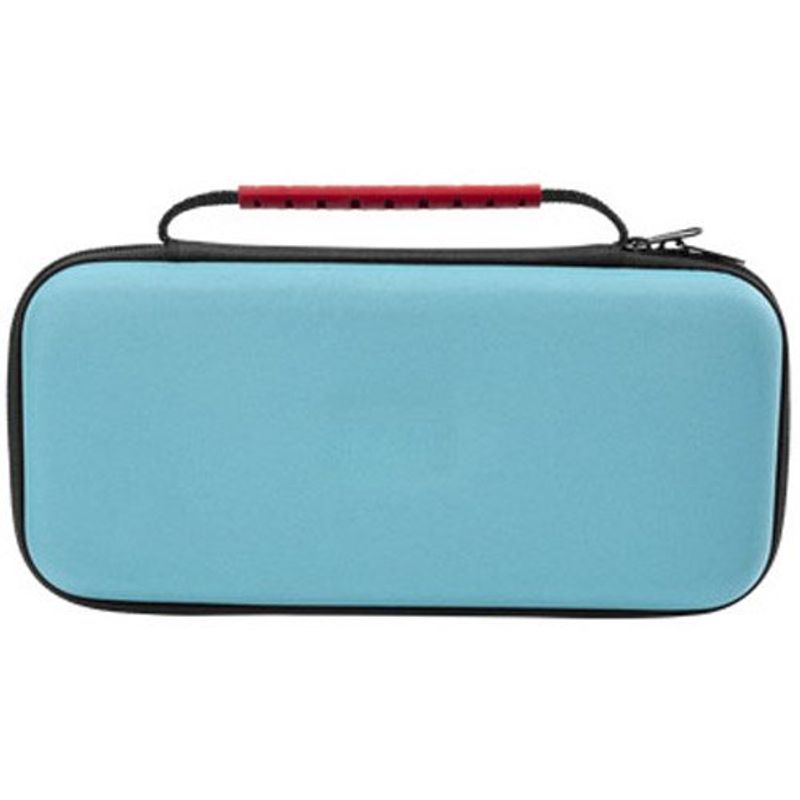 case gamer para switch 2 vermelho e azul