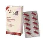 varicell phyto aesculus hippocastanum l. 500mg 20 cápsulas vidfarma