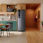 geladeira brastemp frost free 385 litros inox brm46mkana