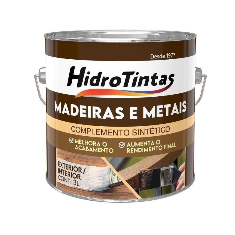 zarcão hidrotintas anticorrosivo para ferros e metais 3l (mp)