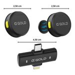 microfone de lapela a'gold mcf-38d (mp)