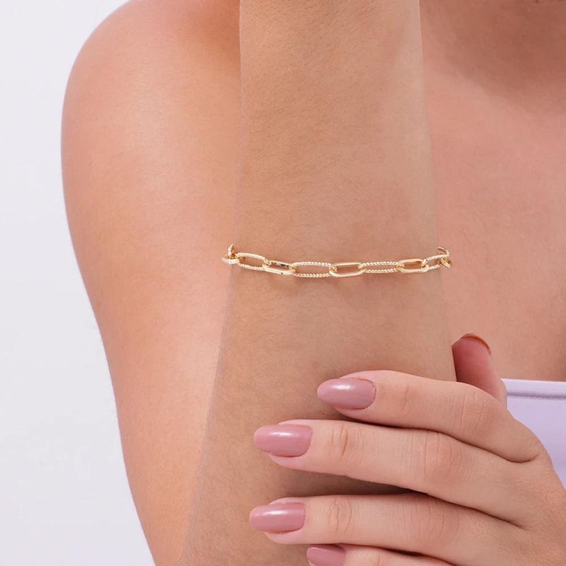 pulseira semijoia luiza mota elos 17cm 263937 (mp)