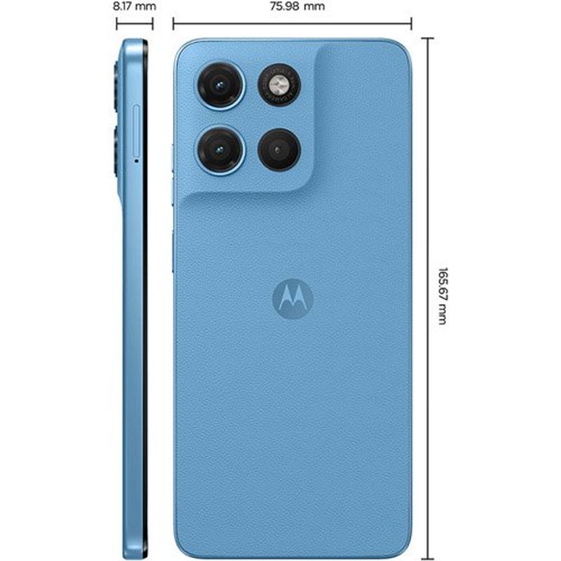 smartphone motorola g17 128gb azul tela 6.7" câmera 50mp 4gb ram