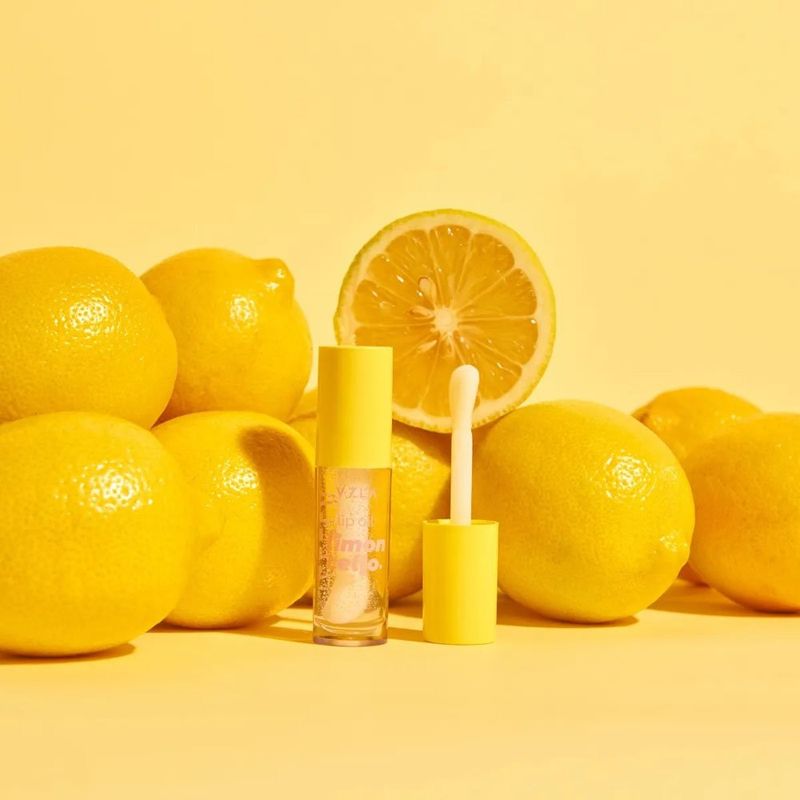 lip oil limoncello vizzela 6ml com chaveiro