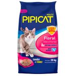 areia higiênica floral para gatos pipicat 20kg (mp)