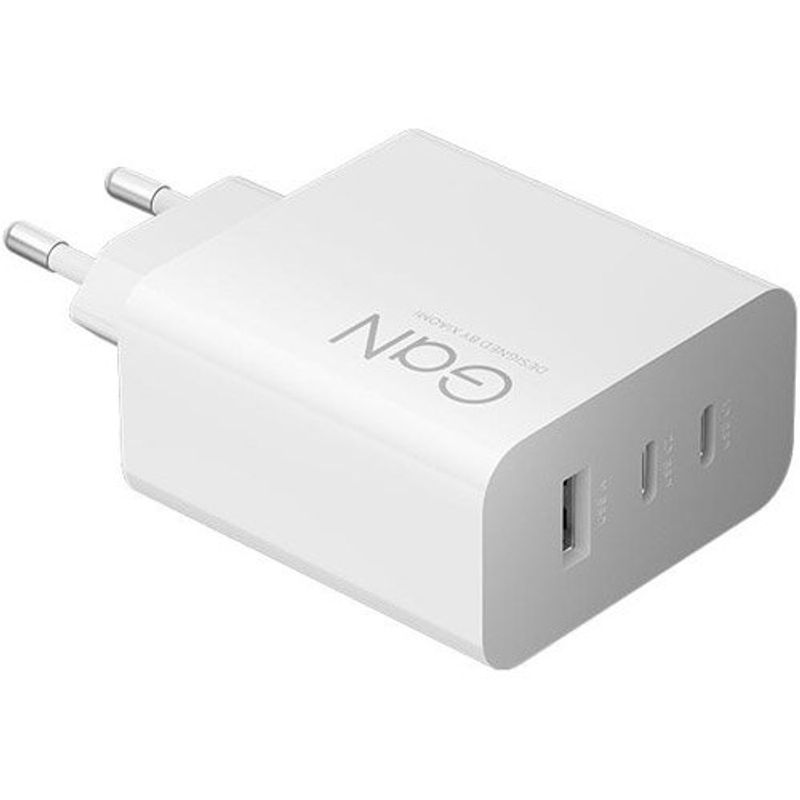 carregador de parede xiaomi 3 saídas 90w branco dl-bi