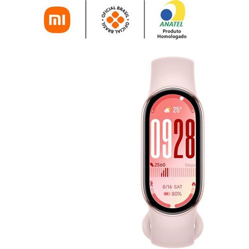 smartband xiaomi 10 amoled rosa dl-bi