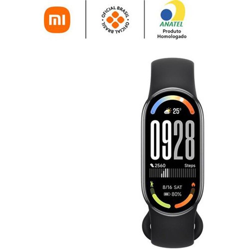 smartband xiaomi 10 amoled preto dl-bi