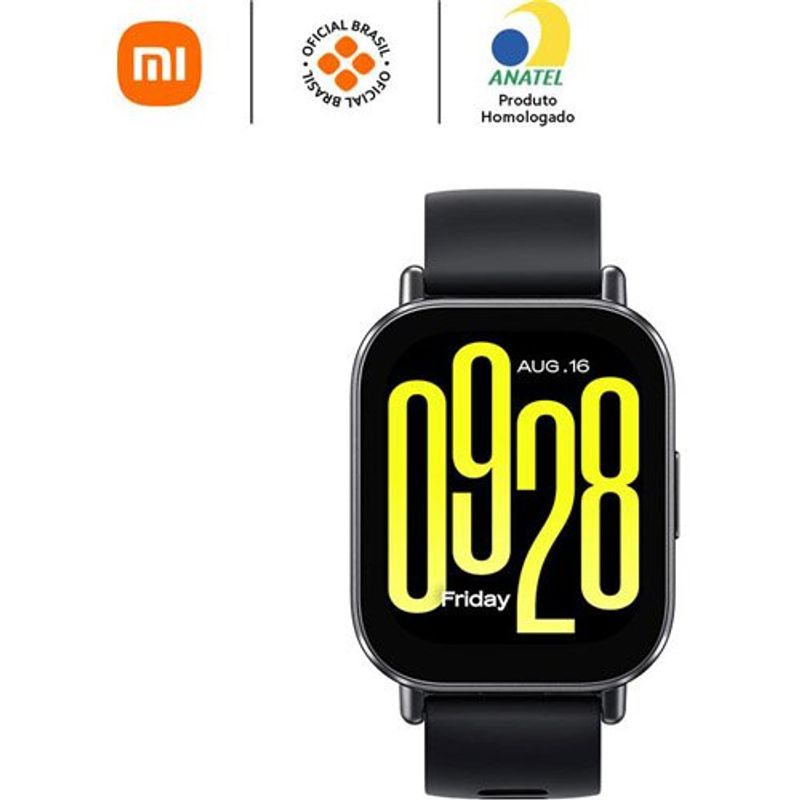 smartwatch xiaomi redmi active preto dl-bi