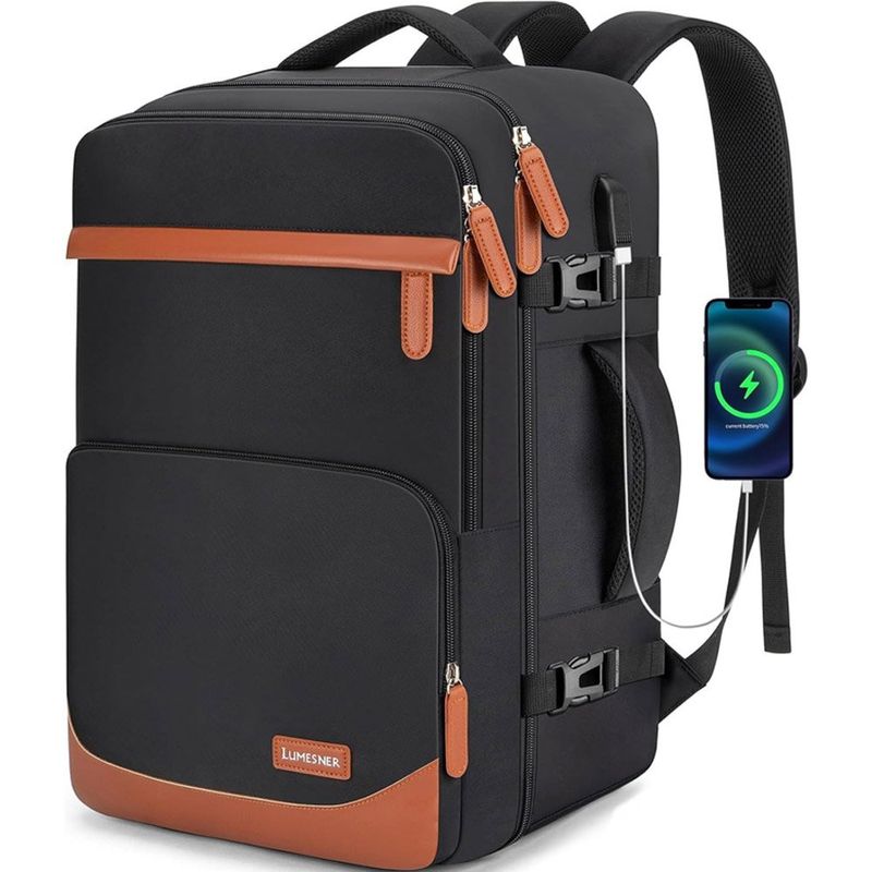 mochila velaybor 40 litros com porta de carregamento usb preto a-bi
