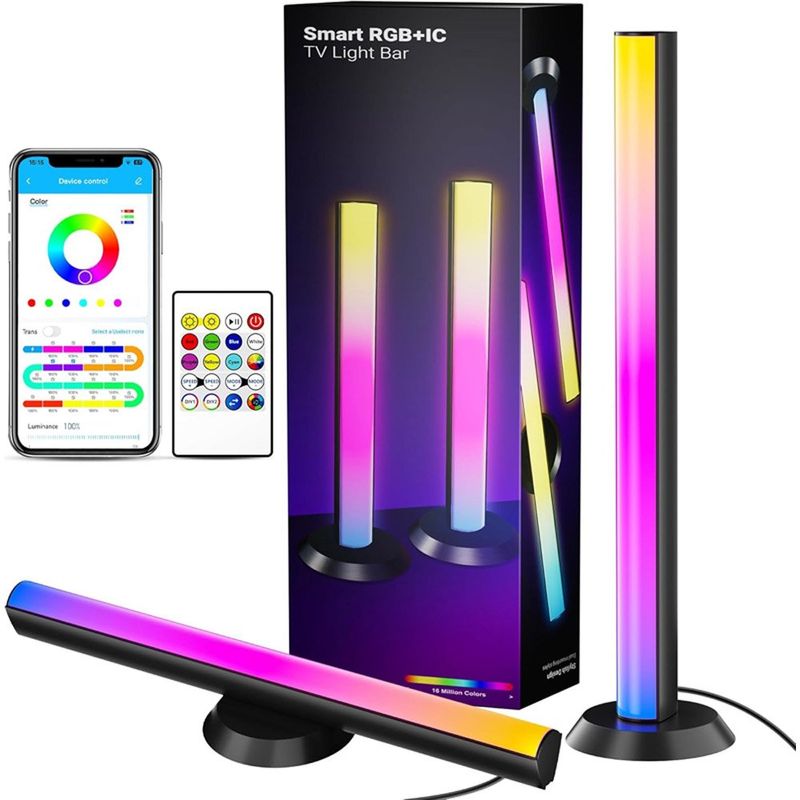barra de luz tjoy 14" rgb col a-bi