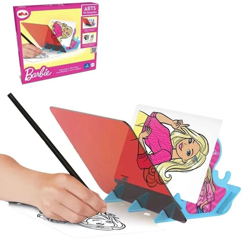 brinquedo elka barbie art kids desenho (mp)