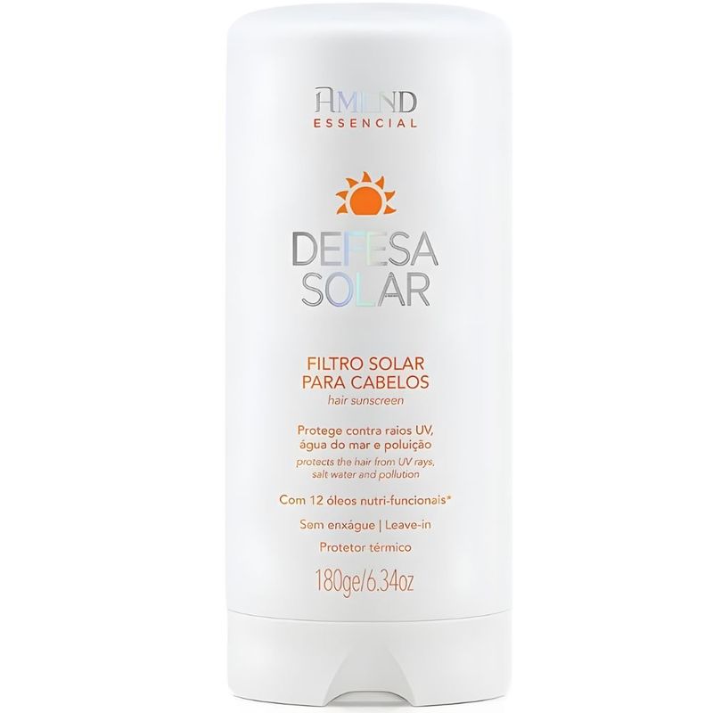 protetor solar para cabelos amend essencial defesa solar 180g
