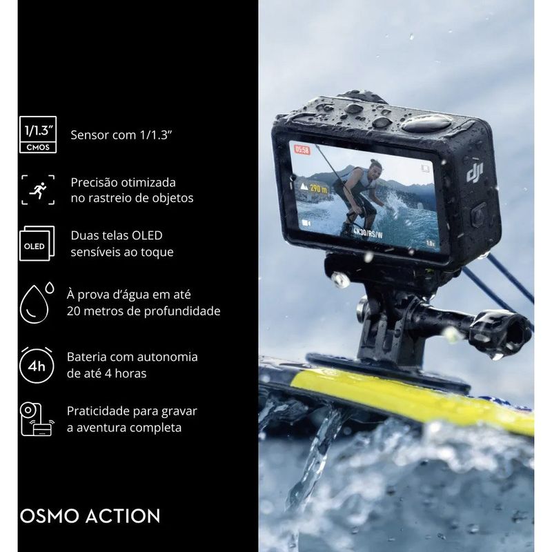 câmera digital dji osmo action 5 pro adventure dji213