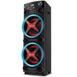 caixa de som amplificada torre mondial 700w preto tm-2200