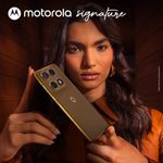 smartphone motorola signature tela 6.8" 12gb ram 512gb câmera 50mp verde