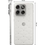 smartphone motorola edge 70 tela 6.8" 12gb ram 512gb câmera 50mp swarovski branco