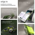 smartphone motorola edge 70 tela 6.8" 12gb ram 512gb câmera 50mp verde