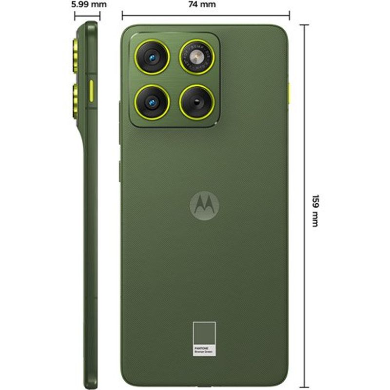 smartphone motorola edge 70 tela 6.8" 12gb ram 512gb câmera 50mp verde