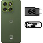 smartphone motorola edge 70 tela 6.8" 12gb ram 512gb câmera 50mp verde