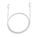 cabo usb-c 1 metro com carregamento rápido 3a branco dl-bi