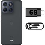 smartphone motorola edge 70 256gb cinza tela 6.7" câmera 50mp 8gb ram
