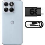 smartphone motorola edge 70 fusion 256gb branco tela 6.7" câmera 50mp 12gb ram