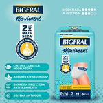 Roupa Íntima Descartável Unissex Bigfral Moviment Tamanho P