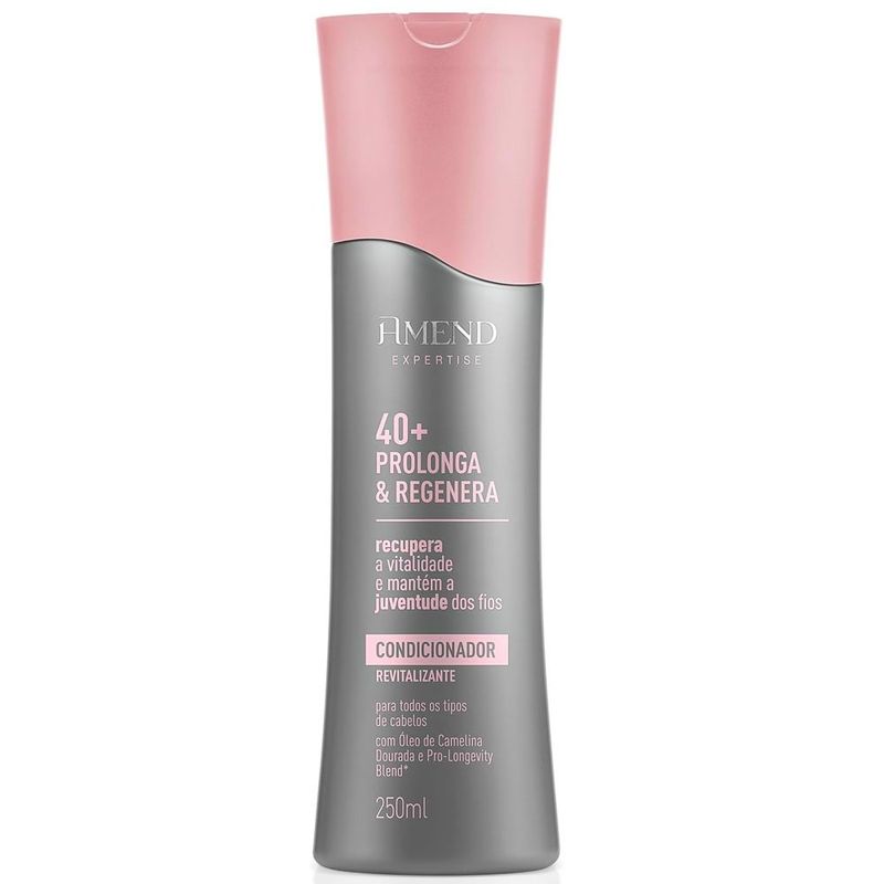 condicionador revitlizante amend expertise 40+ prolonga e regenera 250ml