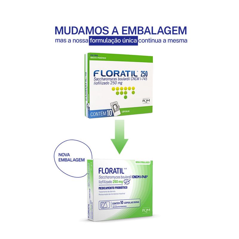 floratil at 250mg 10 cápsulas natulab