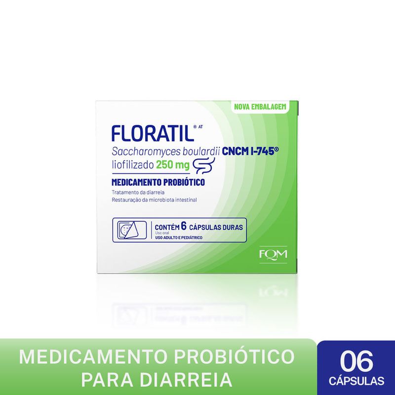 floratil at 250mg 6 cápsulas fqm