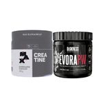 combo mezik pré-treino darkness évora pw maçã verde e creatina max titanium 300g (mp)