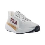 tênis corrida feminino n°36 fila agile bege cinza (mp)