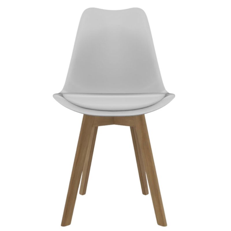 conjunto de cadeiras 2 unidades seat&co saarinen wood branco