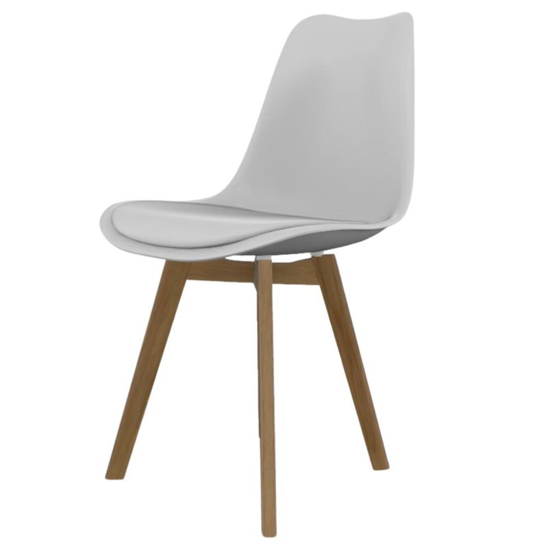 conjunto de cadeiras 2 unidades seat&co saarinen wood branco