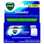 vick inalador descongestionante 2 tubos de 0,5g cada p&g