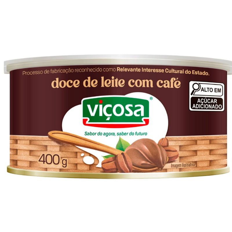 doce de leite viçosa com café 400g